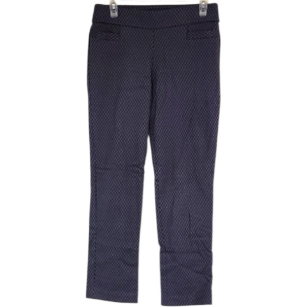 Kim Rogers Patterned Pull-On Pants